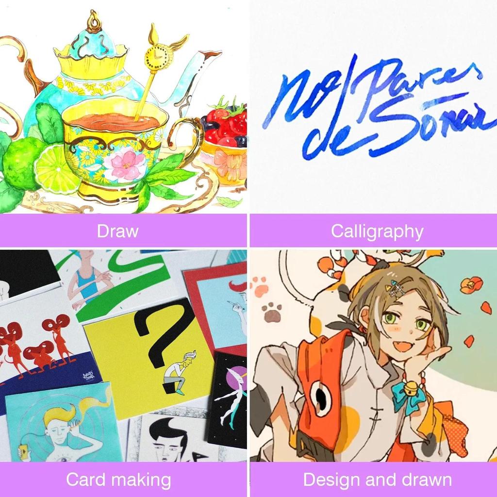 Dual Tip Brush Art Markers Pen 12/24/36/48/60/72/100/120/168 Colors Watercolor Pens for Drawing Painting Calligraphy Art Supplies