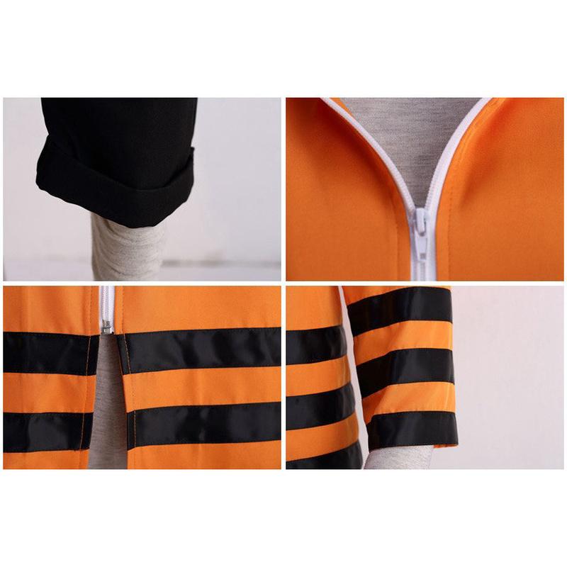 Scione аниме мультфильм косплей последний шиппуден Узумаки мультяшный костюм оранжевое пальто брючный костюм три четверти