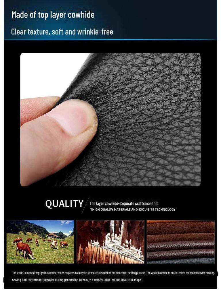 Мужской длинный кошелек и держатель для карт King Paul из натуральной кожи с отделениями для нескольких карт