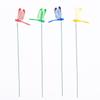 5/10PCS Handicraft Lawn Ornament Yard Thin Stick Artificial Dragonfly Simulation Butterfly With Stem