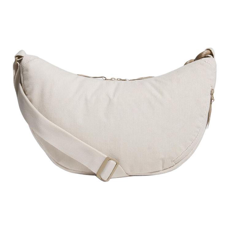 Adidas Полиэстеровая сумка кроссбоди, сумка через плечо обычная женская экрю Adidas JF6250