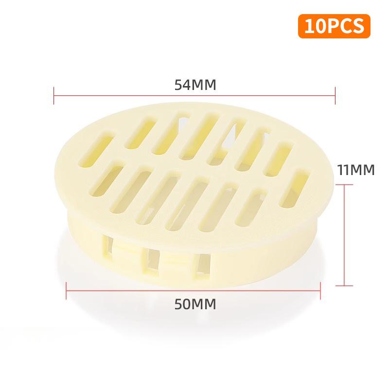 10 PCS Rectangular Breathable Mesh Plastic 35/50mm Ventilation Grille Cabinet Wardrobe Air Vent Wardrobes