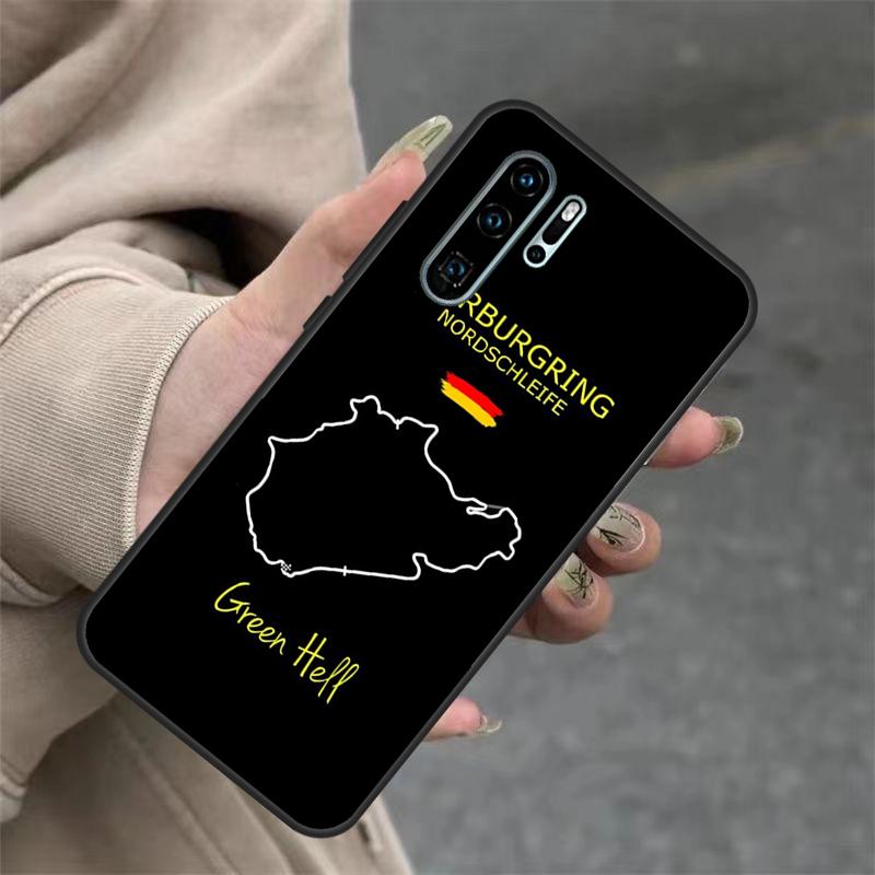 Чехол с дизайном трассы Формулы-1 Нюрбургринг для Huawei P40 Lite P20 P30 Nova 11 Pro 9 10 SE 3i 7i 11i 5T Y60 Y61 Y70 Y90 Y91