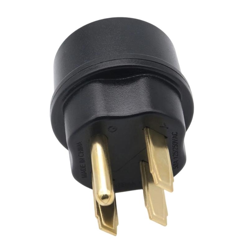 Прямая вилка NEMA 14-50P 50A 125/250В Прочный разъем для бытовой техники, сушилок, промышленного оборудования, генератора