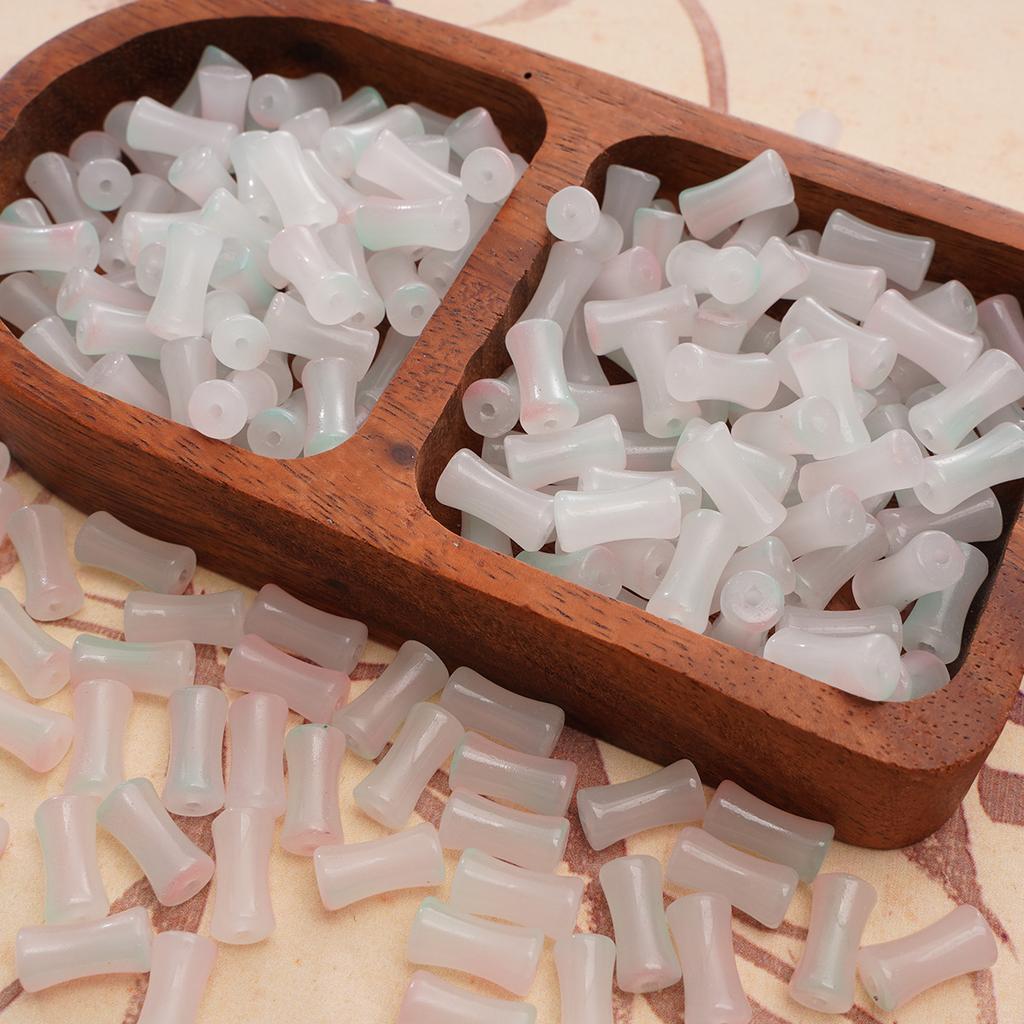 Стеклянные ореолы для окрашивания Бамбуковые бусины Бусины в старинном стиле Бусины ручной работы Аксессуары для бисера Глазурь Имитация нефрита Бусины Материалы