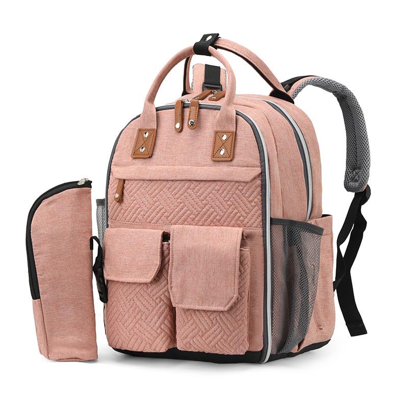 Versatile Large Capacity Diaper Backpack: Wet/Dry Separation, Multi-Compartment Mommy & Baby Bag