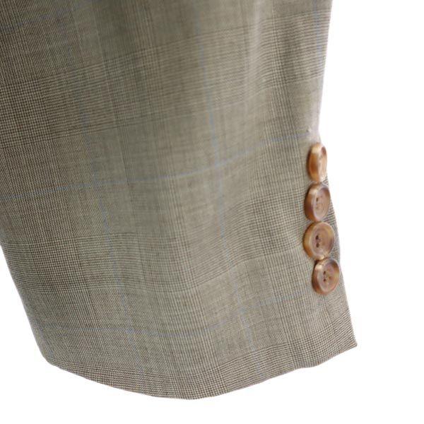 Ralph Lauren 100% шерсть Клетчатый пиджак приталенного кроя 38S серый Мужской Б/у