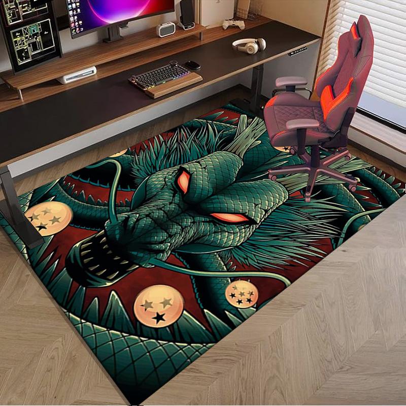 Dragon anime Artwork Carpet, Chair Rug,Rug for Office Bedroom living rooms, Doormat decor Fan Gift Christmas Gift