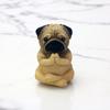Yousheng Yoga Meditation Dog Ornament Sitting Pug Figurine Statue Animal Sculpture Indoor Outdoor Garden Home Office Desktop Decoration