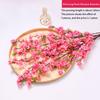 1/3/5pcs Artificial Peach Blossom Branch Spring Plum Cherry Blossom Silk Flower Tree Decoration Home Wedding DIY Decoration