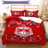 3pcs Delta Sigma Theta logo pattern bedding set duvet cover set includes duvet cover &pillowcases, perfect all season bedroom decoration & gift