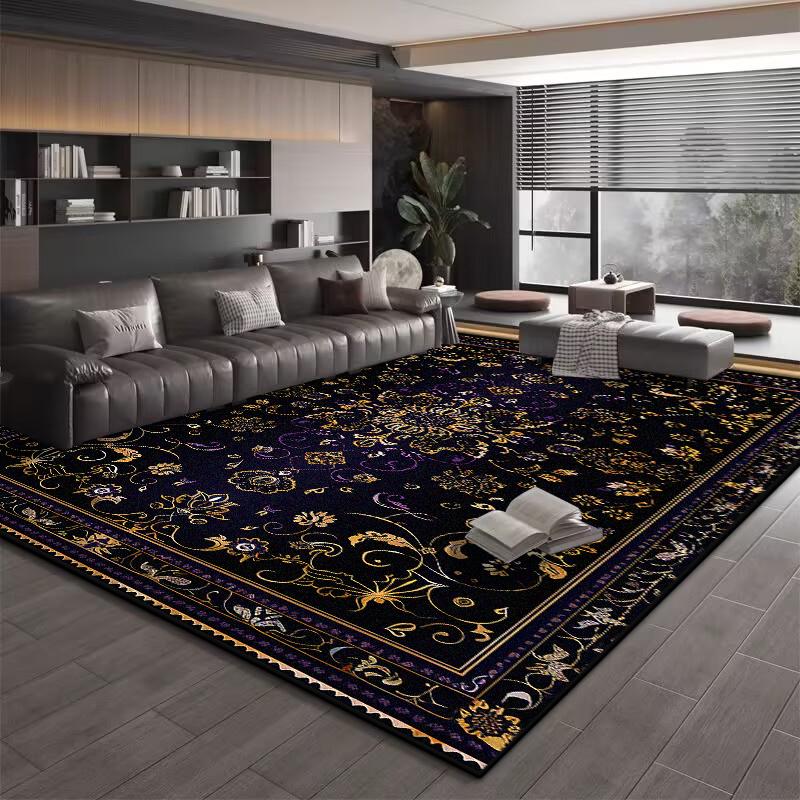 Ковер на пол для кухни в ретро европейском стиле Нескользящие ковры для украшения гостиной Домашние ковры большой площади Коврик для ковра для пола