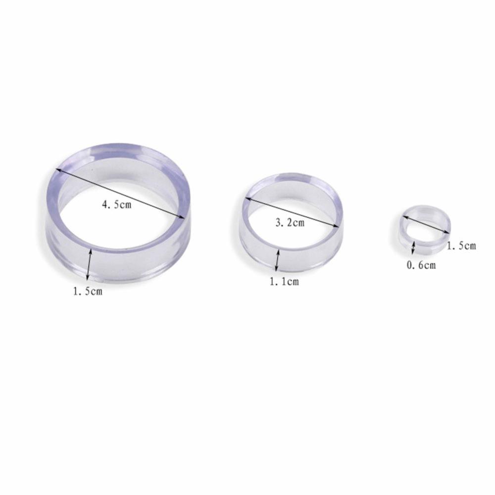 Acrylic Round Clear Baseball Display Stands Holder Rings Racks Storage Holders