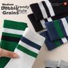 SNOWFLYING Men's Socks, Spring And Summer Breathable Mid-Calf Socks, Cotton Socks for Men, Sports Casual Socks, Five Pairs Per Pack