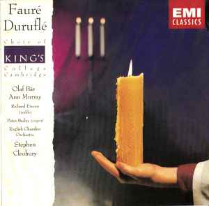 CD FAURE DURUFLE KCC CLEOBURY DurufleRequiem CDC7498802 EMI Classics Europe Classical Used