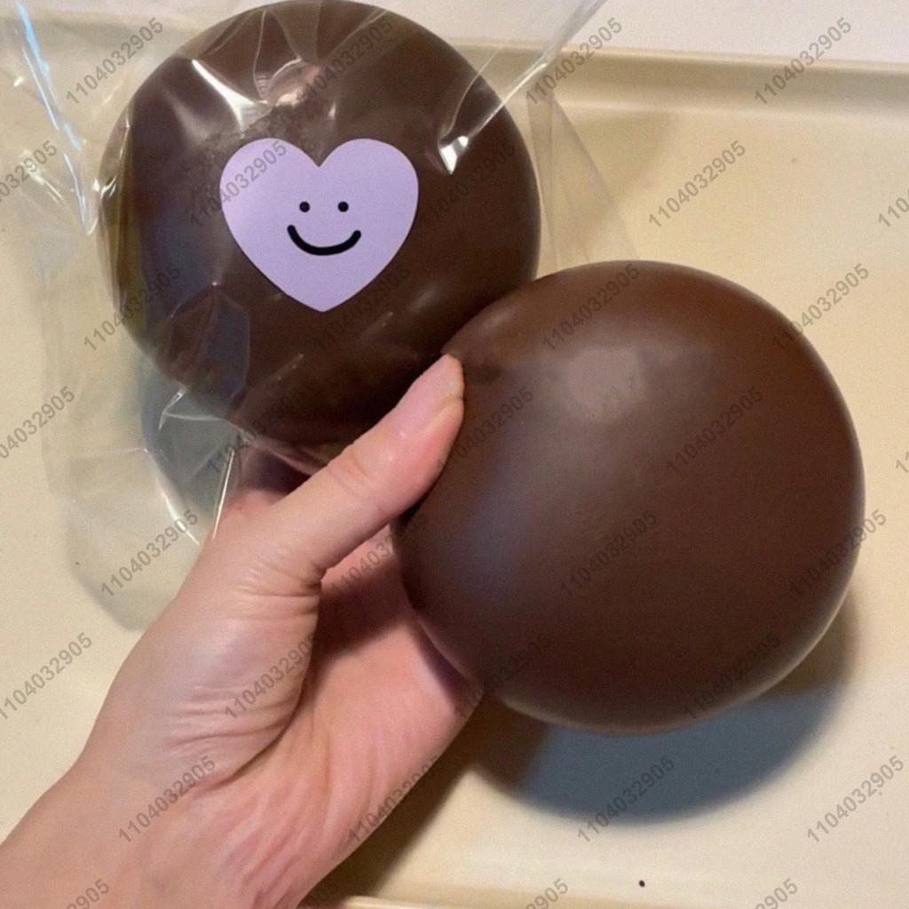 Коллекция булочек Сквиши игрушка Медленно поднимающаяся Шоколадная круглая булочка Игрушка для сжимания Медленный отскок Снятие стресса Расслабление рук Подарочная игрушка