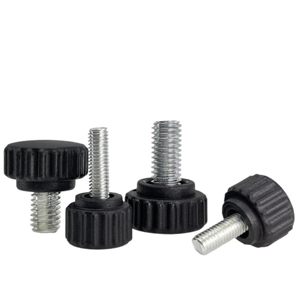 6 шт. черные винты с накатанной головкой, длина наружной резьбы, ручные болты, зажимные ручки, мебель