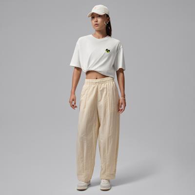 Jordan T Shirts Women's White Crew Neck Moderate