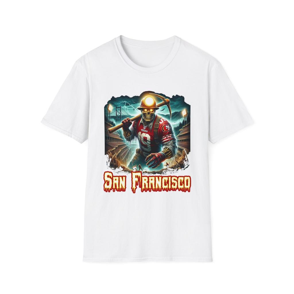 Футболка San Francisco 49ers Horror Mash Up - Жуткая одежда для фанатов НФЛ