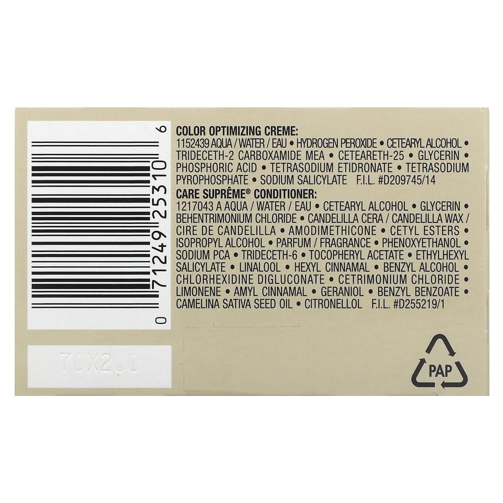 L'Oréal, очень желанный и невыцветающий цвет, светло-коричневый Нет. 6, одно приложение