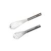 Set of 2 Stainless Steel Kitchen or Pastry Whisks 25 Cm and 30 Cm Pastry Ref.