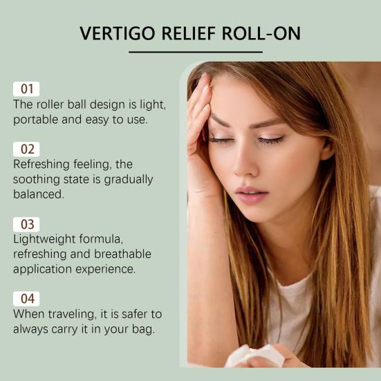 1/2/3 шт. 10 мл Роликовый эфирное масло для облегчения головокружения Натуральные ингредиенты Быстродействующее Портативное Дорожное Роликовое эфирное масло против головокружения