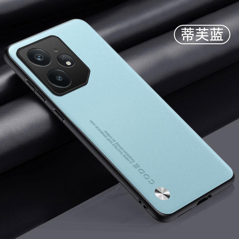 Применимо к чехлу для мобильного телефона OPPO Realme NEO8 Realme GT8Pro простой кожаный C75 противоударный защитный чехол