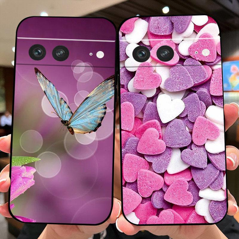 Чехол для Google Pixel 7 Pro PIXEL 7A 6 6A Модный ТПУ Силиконовый Чехол для Телефона Для GOOGLE Pixel 8 Pro 8A 5G Ударопрочный Бампер Чехлы