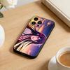 Oshi No Ko A-Аниме Милый Чехол Для Телефона Для iPhone 16,15,14,13,12,17,Pro Max,Plus Силиконовый Черный Чехол