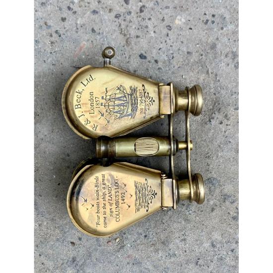 Антикварный морской бинокулярный инструмент Колумба, латунный телескоп, уникальный подарок