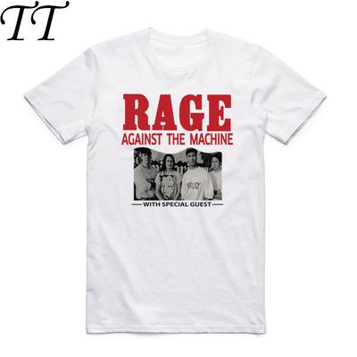 Азиатский размер Принт Rage Against The Machine Альтернативная метал-музыка Группа Футболка Круглый вырез Короткий рукав Футболка HCP4174