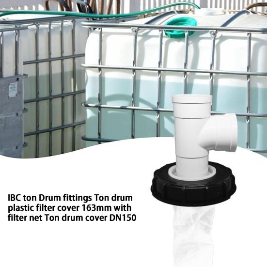 Tank Filter Lid Different Angle Caliber T Shape F Shape Dirt Debris Removal Bore Protection Acid Resistant IBC Slit Filter Cover