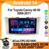 Android 14 For Toyota Camry 40 50 2006-2011 Car Radio Player Stereo Head Unit Automotive Multimedia Smart Car Systems No 2din
