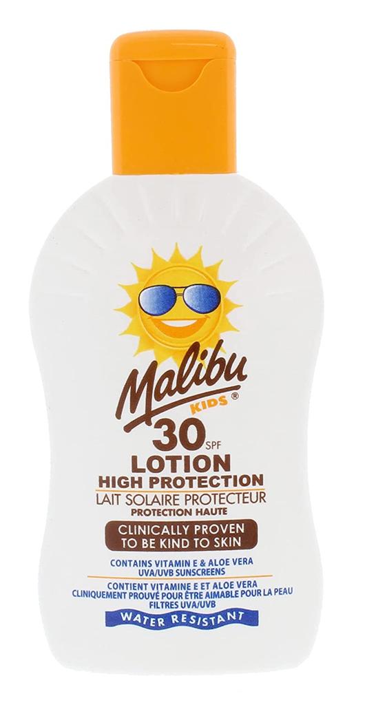 Malibu protective balm for children SPF30 200ml + Aloe Gel after tanning 200ml