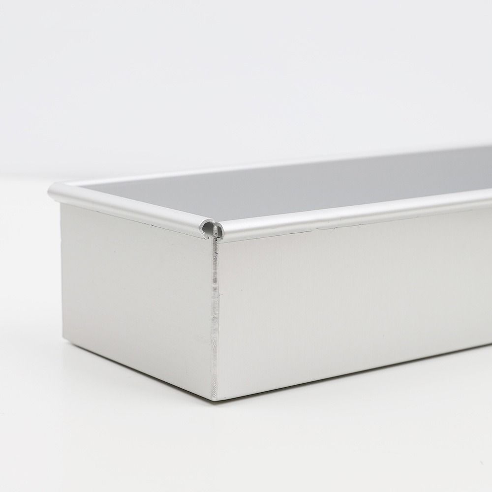 Aluminium Zinc Zinc Alloy Rectangular Bread Mold Long Flat Toast Box Useful Loaf Pan Cakes