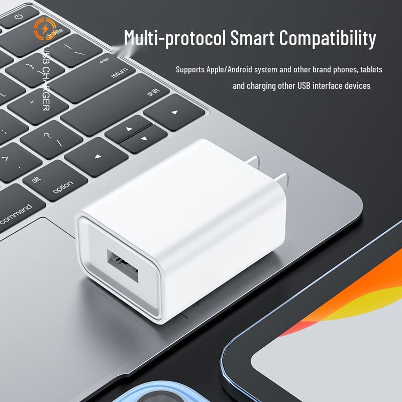 Быстрое USB-зарядное устройство для телефона 5V2A, Сертифицированный адаптер 3C, Компактная вилка для дома, Совместимая
