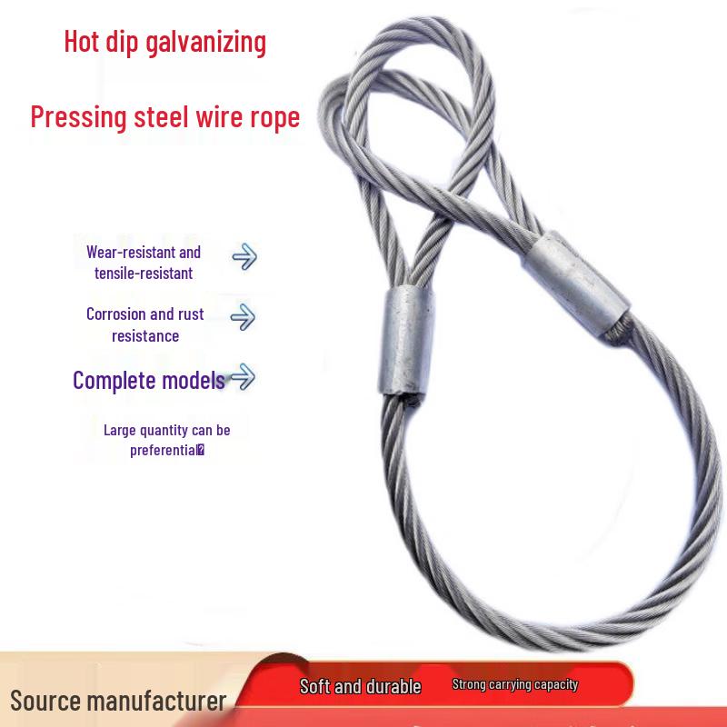 Hot-Dip Galvanized Stainless Steel Wire Rope Sling