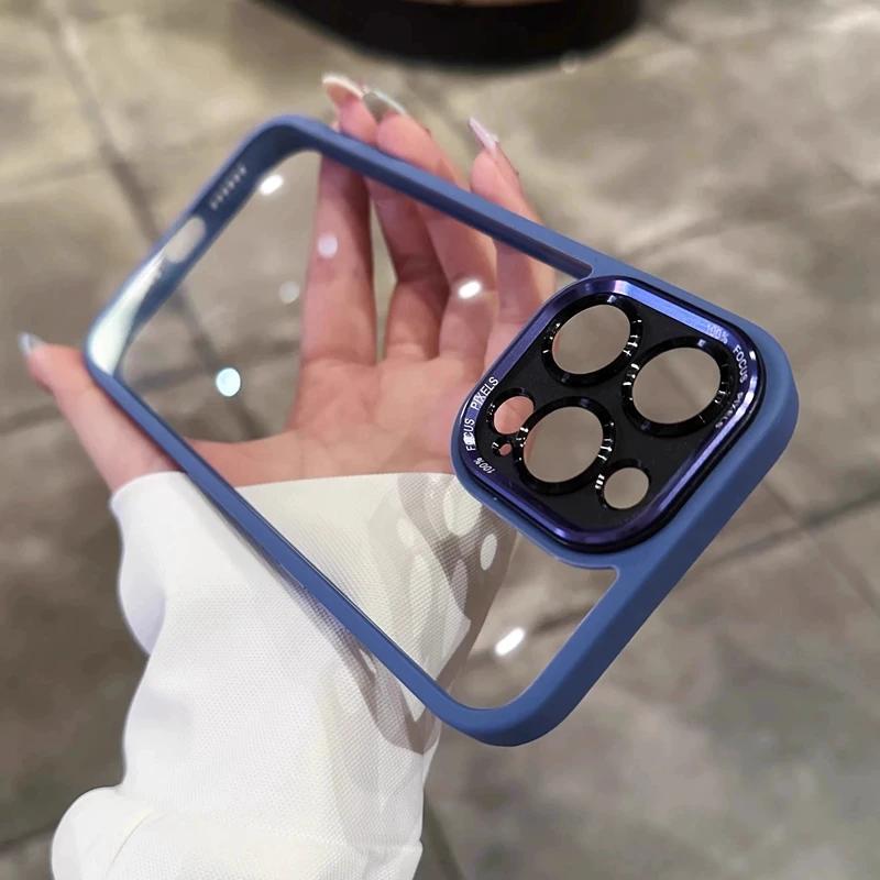 Luxury Shockproof Transparent Phone Case For For Iphone 11 12 13 14 15 16 Pro Max Plus Clear Bumper Cases Cover