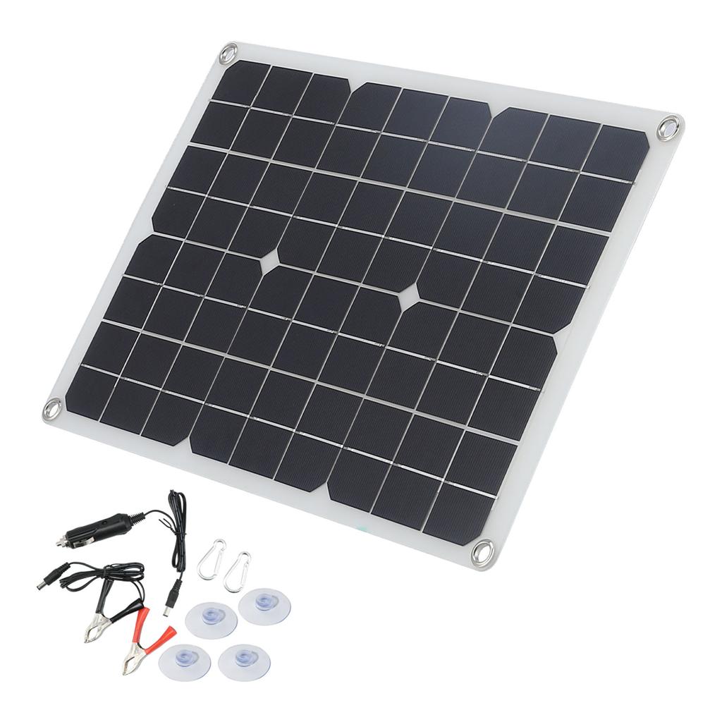 20W 18V USB Solar Panel Portable Solar Battery Charger Board for Car Boat Yacht Supplies