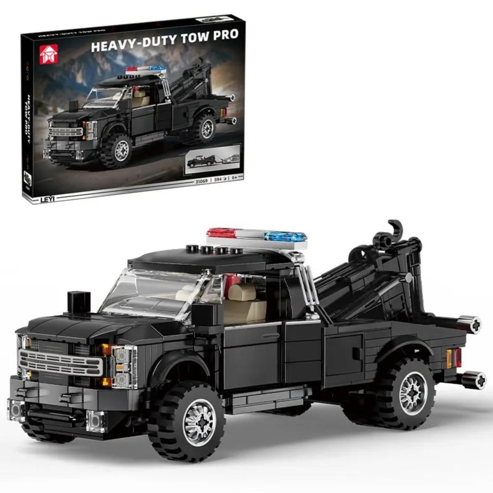3 Стиля Технические Прочные Эвакуаторы Строительные Блоки Игрушки MOC Модель Эвакуатора Кубики Игрушки Подарки для Мальчиков на Праздник Вечеринку