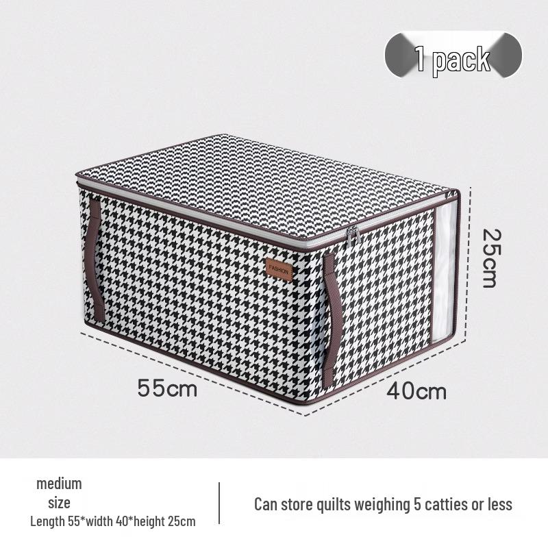 Большой прозрачный складной тканевый органайзер для гардероба - Корзина для хранения одеял и одежды повышенной вместимости