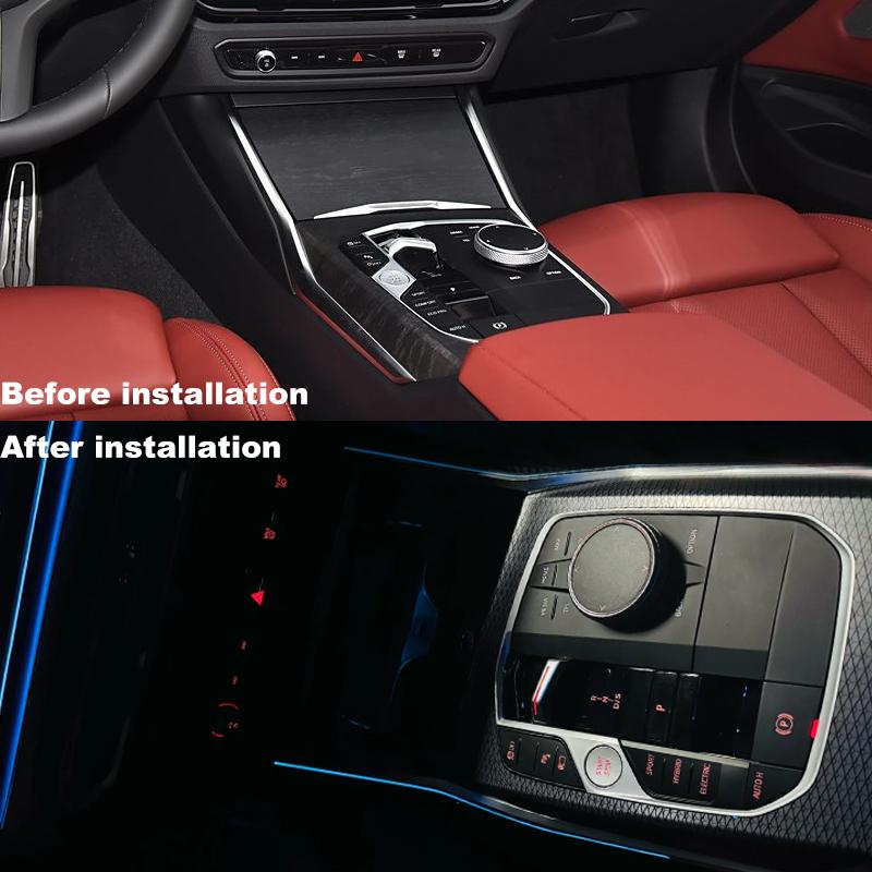 11 Colors Ambient Lighting For BMW 3 Series G20 G22 M3 M4 G80 G82 Interior Decorative Moulding Strips
