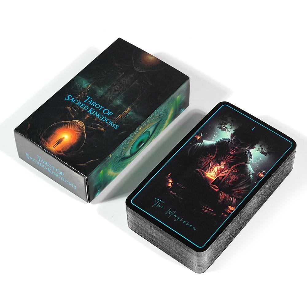 Карточные игры Таро Священных Королевств 10,3x6 см, 78 шт. Карты Оракула для духовного и энергетического резонанса