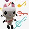 Adorable Gabby's Dollhouse Music Plush Toy Cartoon Stuffed Cat Plushie Doll For Kids
