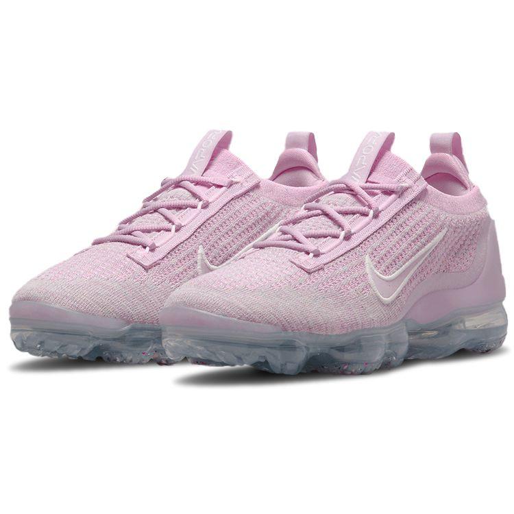 Nike Air VaporMax 2021 Flyknit Light Arctic Pink Женские кроссовки Summit-Белый металлик-Серебристый Iced-Сиреневый DH4088-600