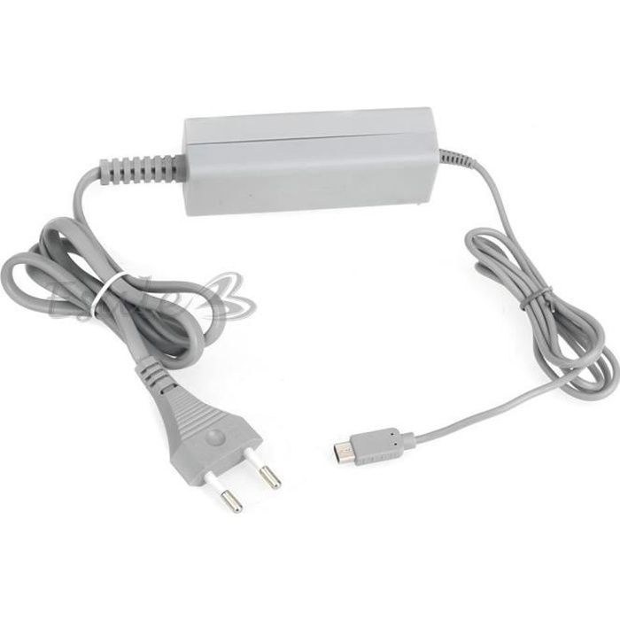 Power Supply AC Adapter - Nintendo - Wii U - EU Plug - 100-240V - Grey