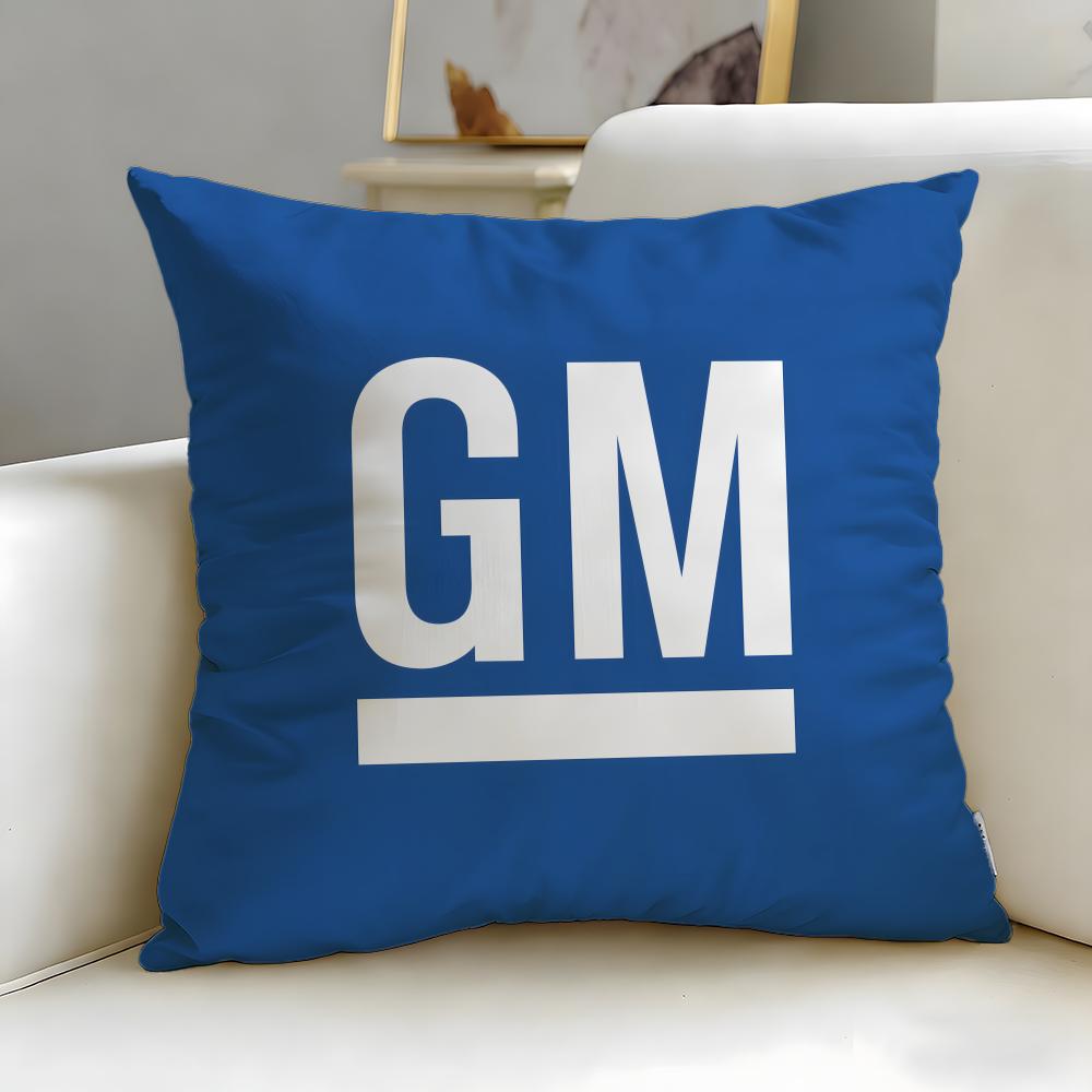 Классический автомобильный бренд General Motors Наволочка Мягкая и легко стирающаяся – Универсальная для дивана, кровати, путешествий и офиса