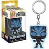 Keychain - FUNKO - Black Panther - Vinyl - Black - Glows In the Dark