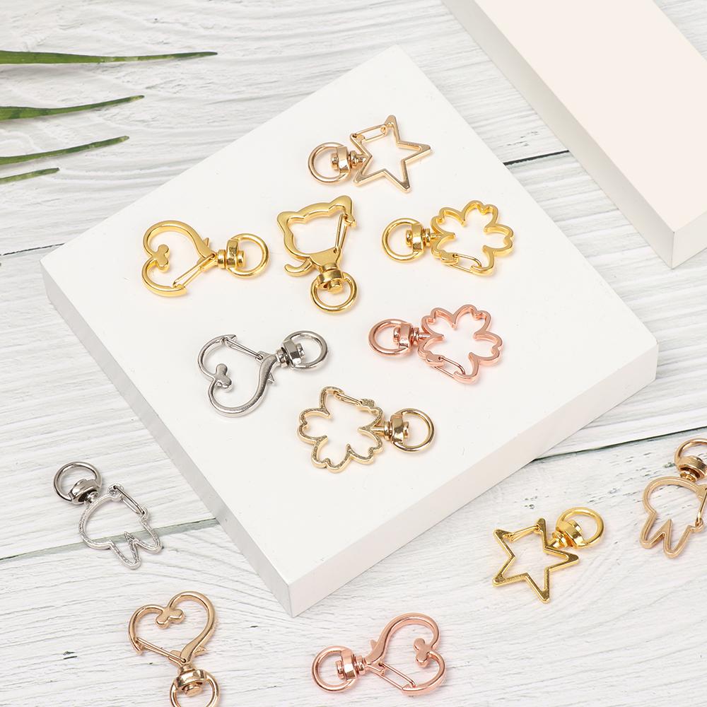 Пряжки для ремешков Кольцо для ключей DIY Триггерные зажимы Пряжки Крючки-лобстеры Карабин Брелок Лобстер