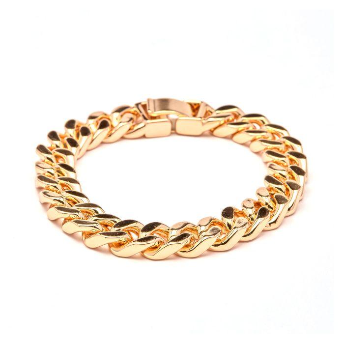 Bracelet - LUXENTER - Dainva - Finition or jaune 18k - Zircone cubique - Alliage métallique
